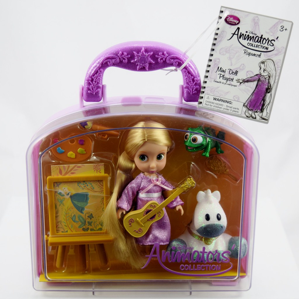 2015 Disney Animators' Collection Rapunzel Mini Doll Play Set 5