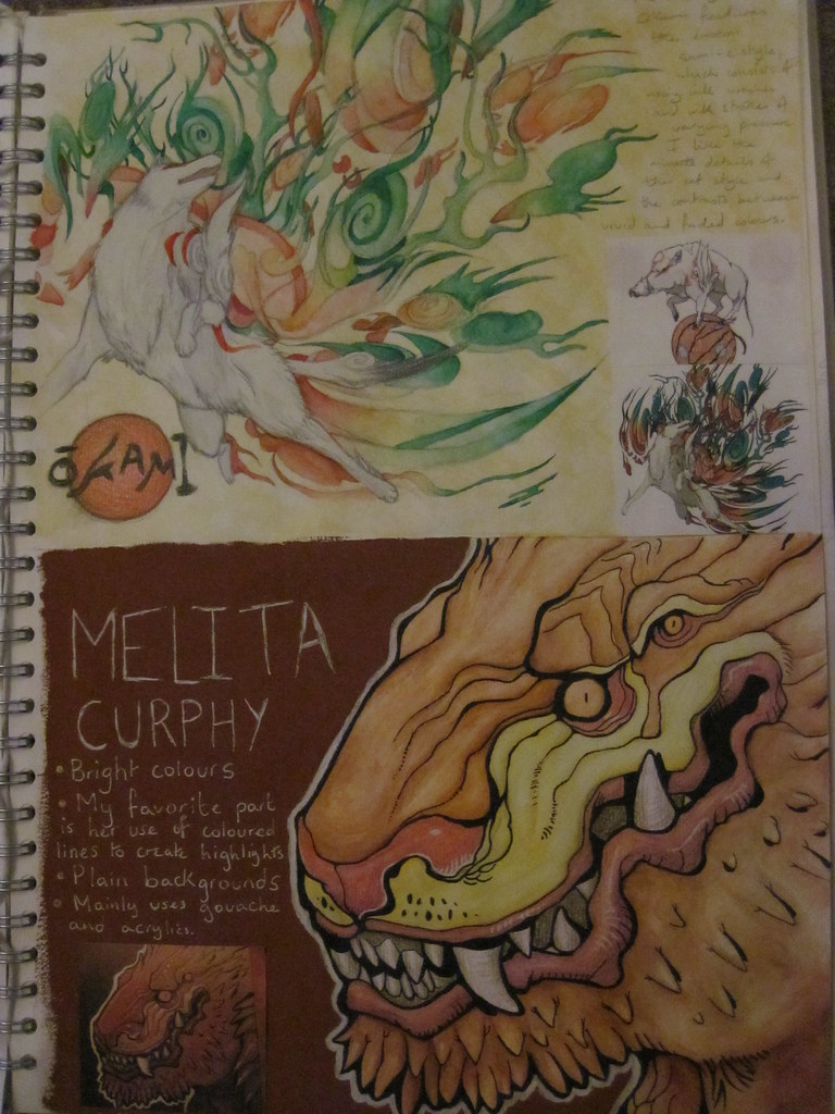 Okami, Melita Curphy artist sheet paul.jennings5 Flickr