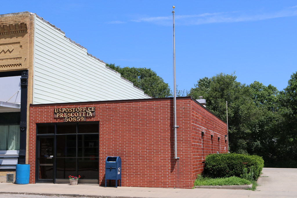 Post Office Prescott, IA Tom McLaughlin Flickr