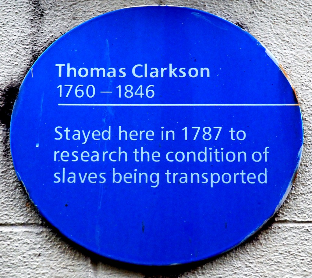 Bristol Thomas Clarkson blue plaque outside the Seven St… Flickr