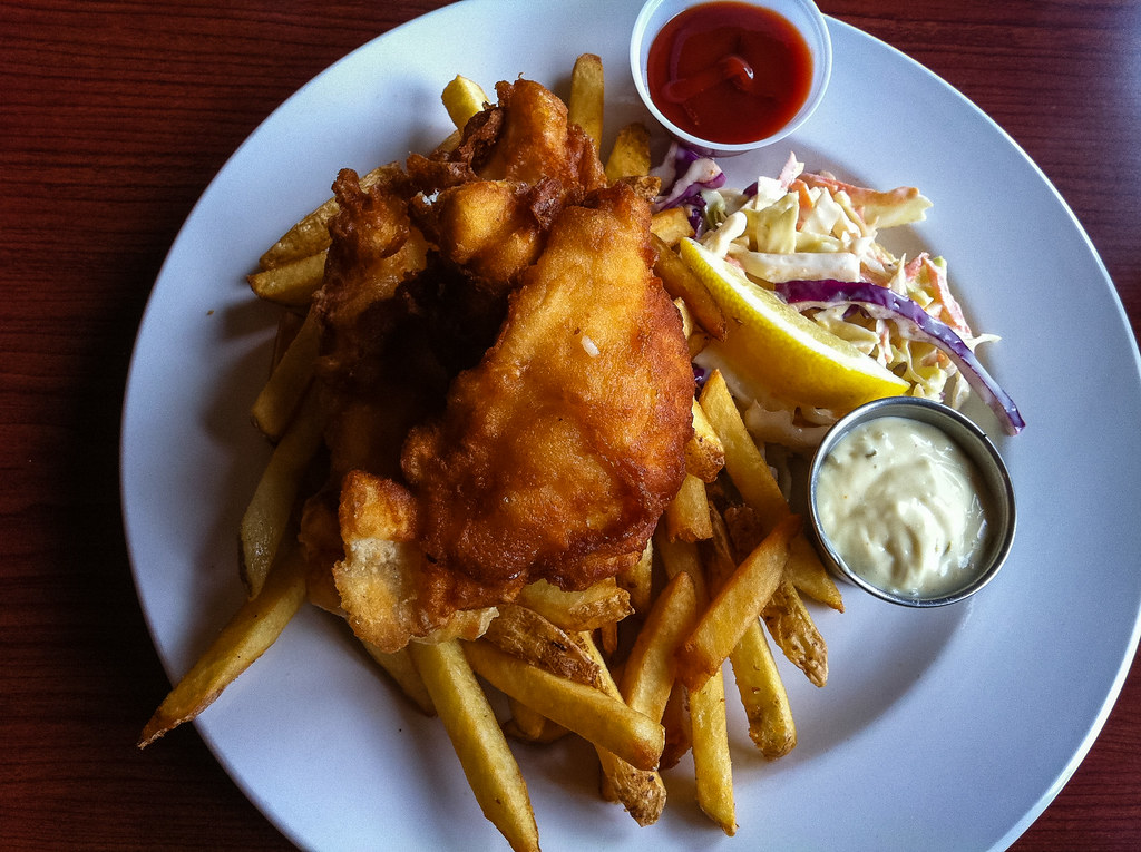 Fish & chips Nanaimo is a city on Vancouver Island in
