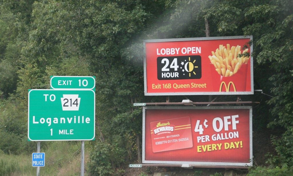 Loganville exit I83 Loganville, Pennsylvania. drpep Flickr