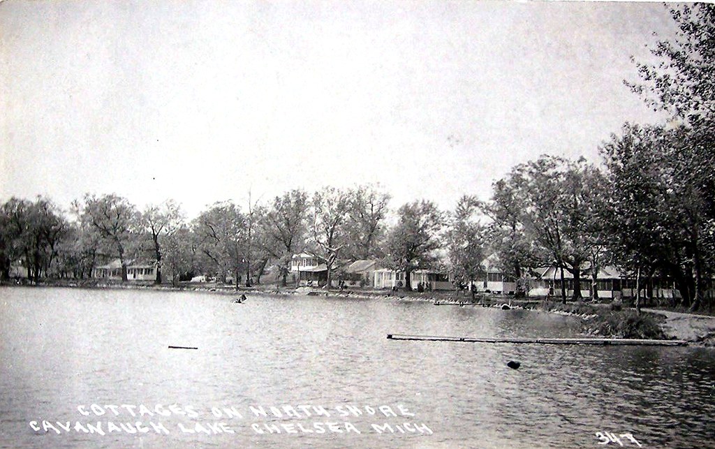 Cottages on North Shore of Cavanaugh Lake, Chelsea, Michig… Flickr