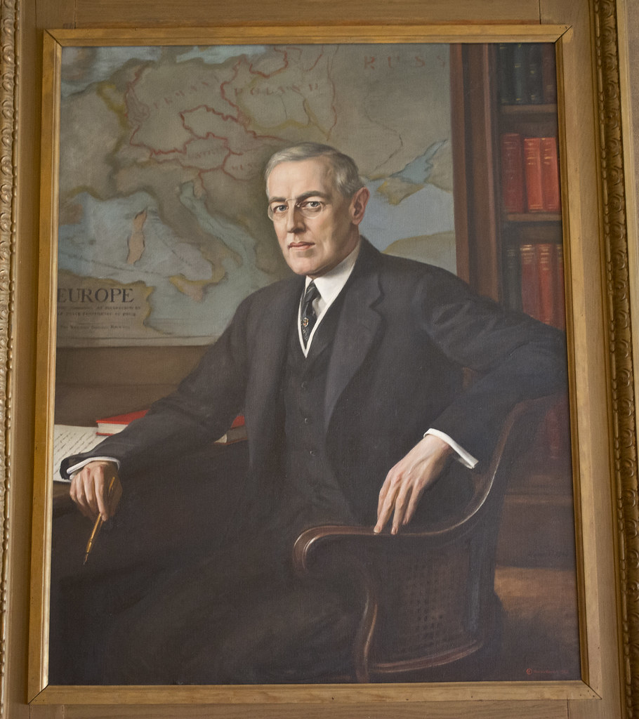 portrait of Woodrow Wilson study Woodrow Wilson House … Flickr