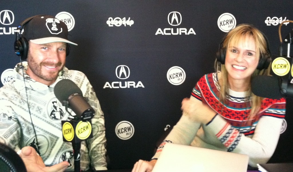 Jason Bentley and Anne Litt KCRW 89.9 FM Flickr
