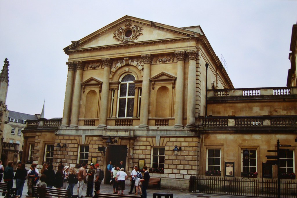 Bath Roman Baths Entrance Digital copy of print taken Jun… Flickr