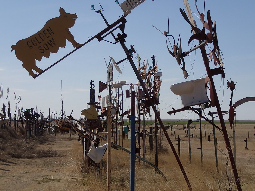 M.T. Liggett’s Sculptures Mullinville, Kansas goflight001 Flickr