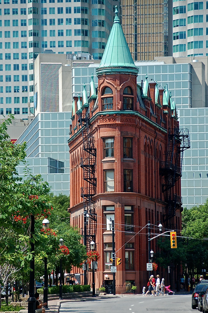 Gooderham Building Toronto's flatiron building, built in 1… Flickr