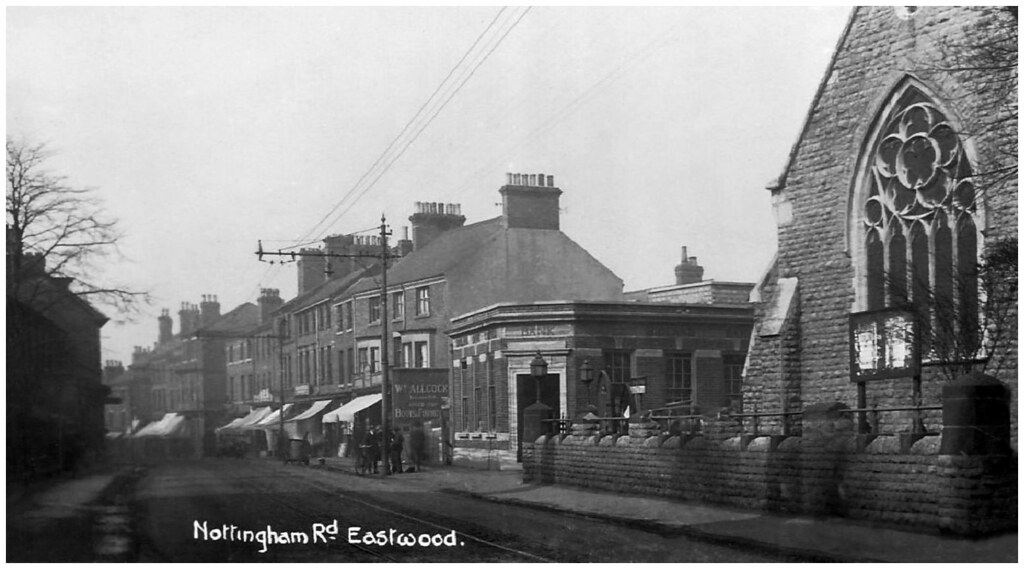 Eastwood Nottingham Road circa 1912 Shows the Midland … Flickr