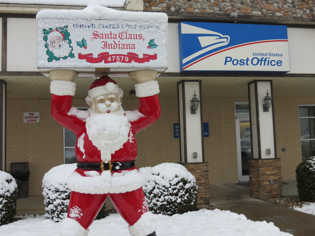 Santa Claus Post Office Santa Claus, Indiana spencercounty
