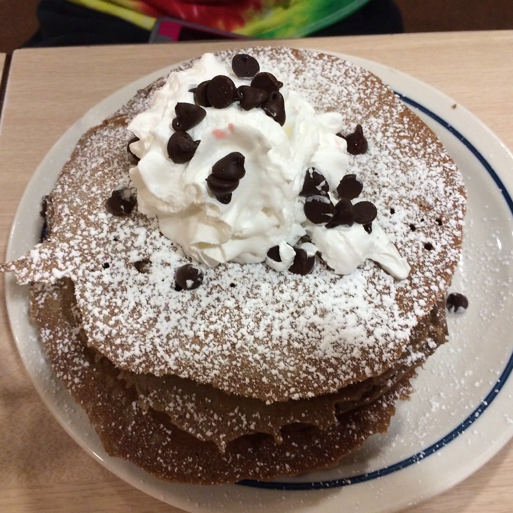 Chocolate Chocolate Chip Pancakes IHOP Restaurant Flickr