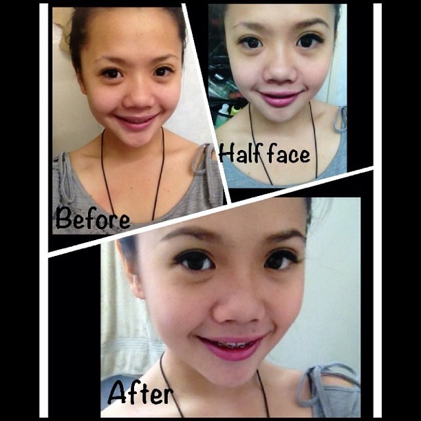 Before , half makeup , after full make up LOOK ! withoutf… Flickr