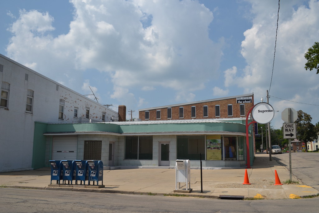 vintage service station Monroe, WI downtown Monroe, WI turn off your computer and go