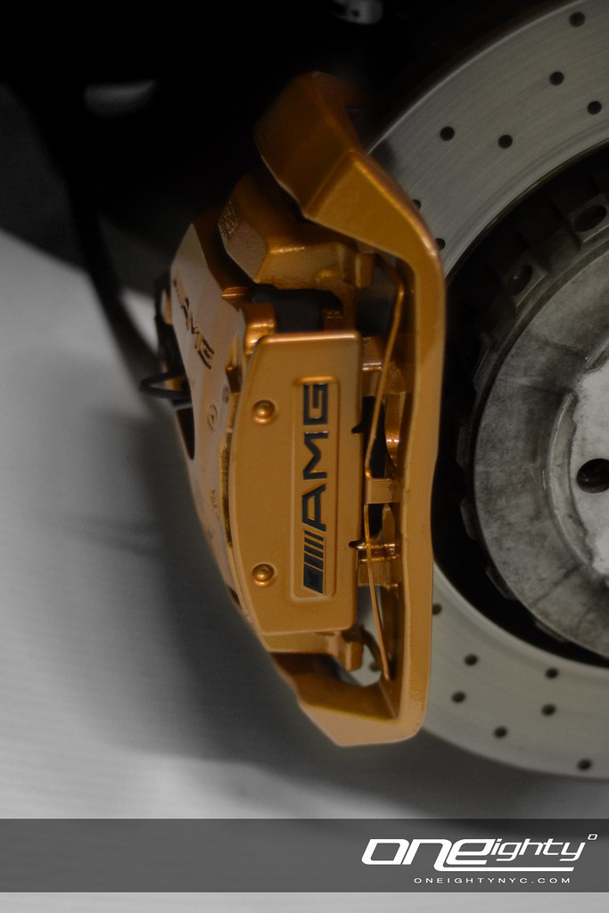 Mercedes S63 AMG Calipers Painted Calipers in Orange/Bronz… Flickr