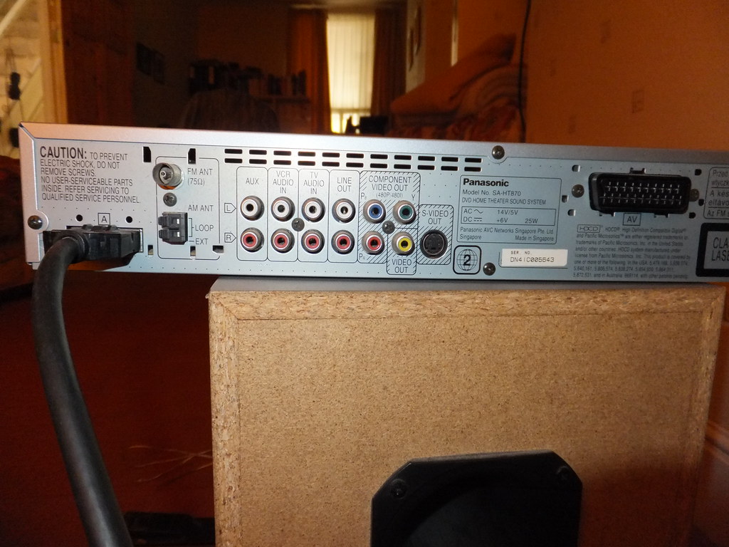PANASONIC DVD HOME THEATER SOUND SYSTEM SAHT870 Cinema Flickr