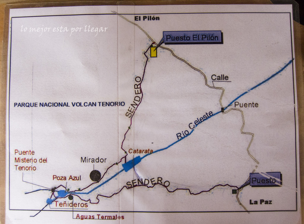 Rio Celeste Hike Google My Maps