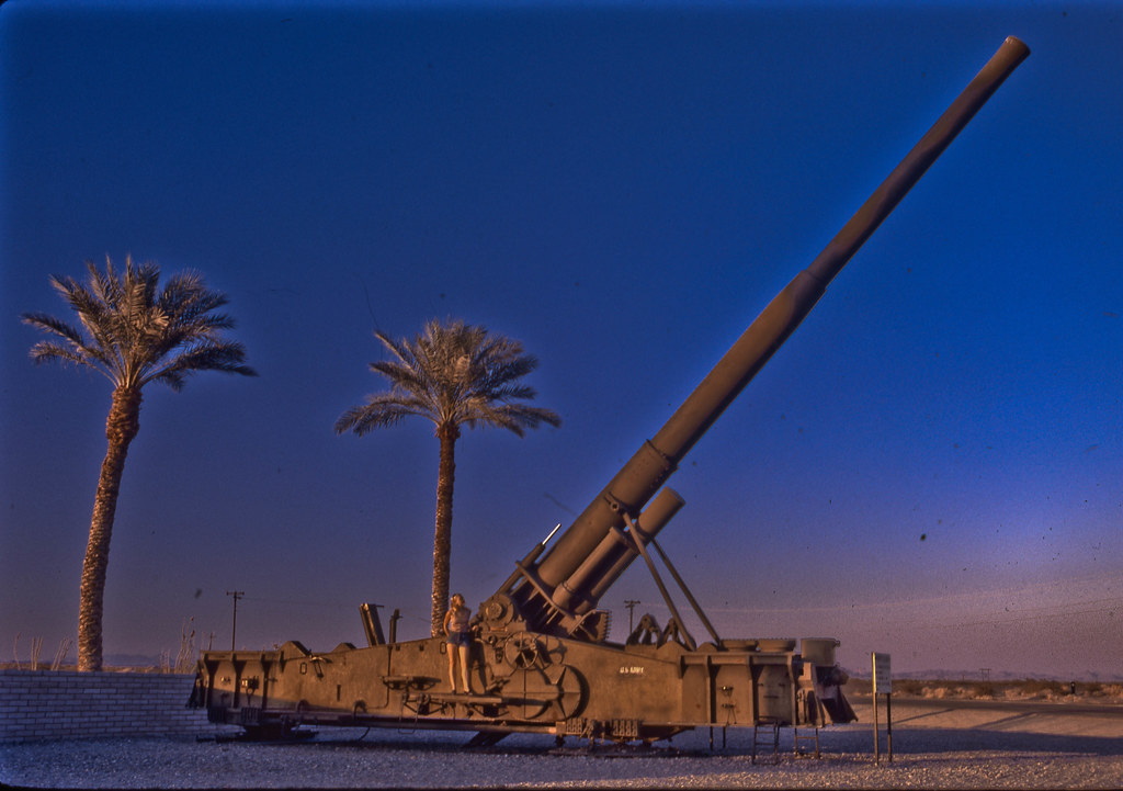 Along Highway 95 NE of Yuma, AZ, in April 1972 At the