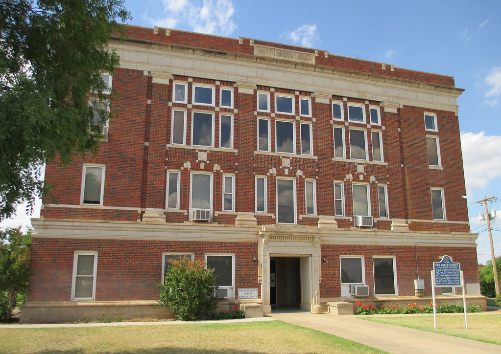 Harmon County Courthouse (Hollis, Oklahoma) This courthous… Flickr
