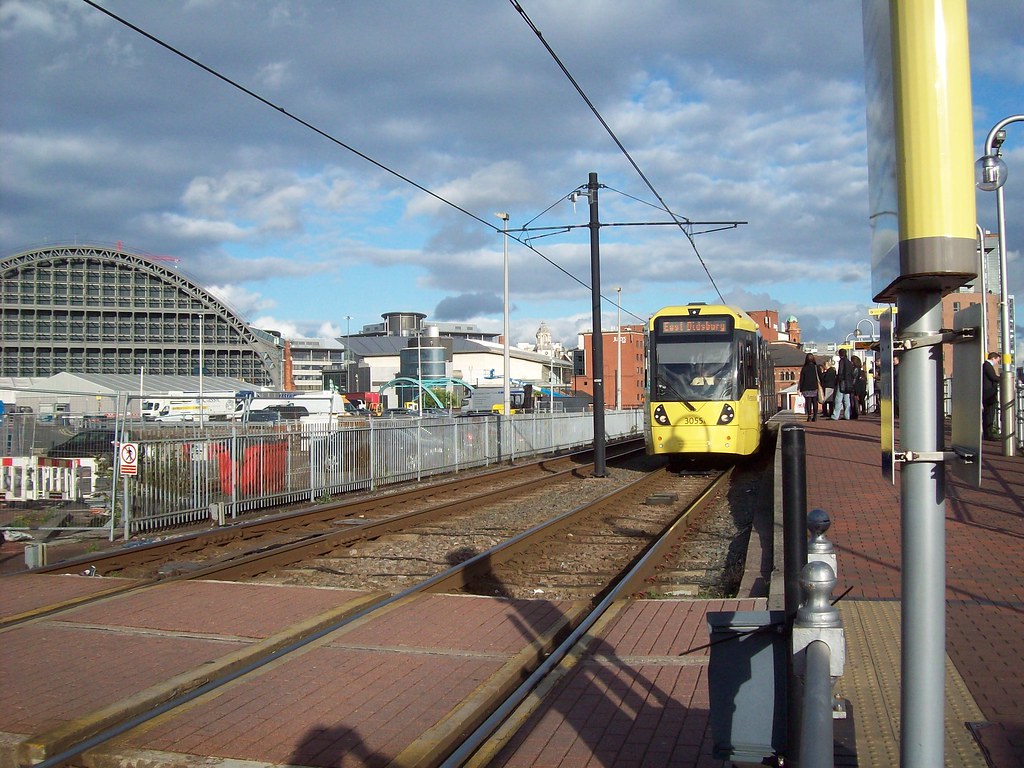 Manchester Metrolink car 3055 at DeansgateCastlefield Flickr