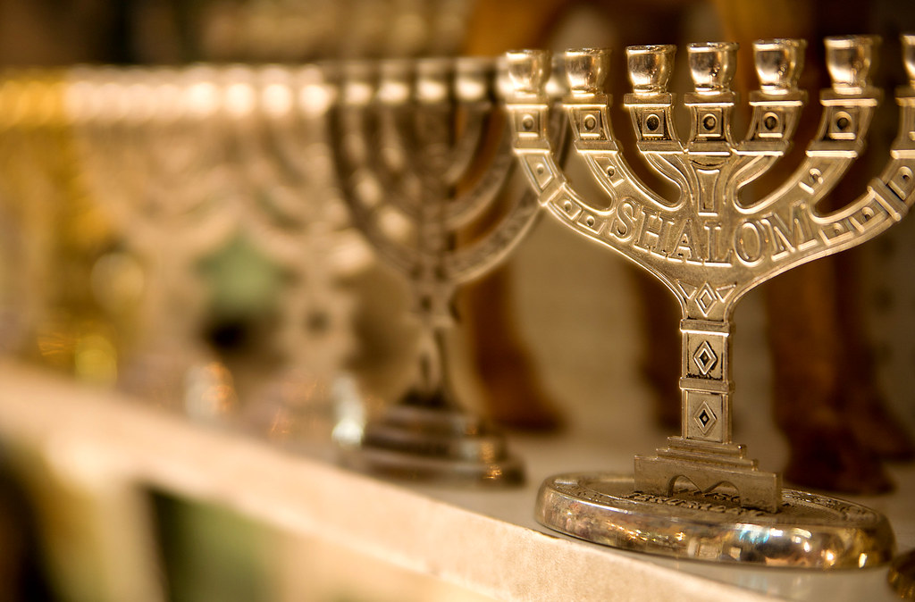 Menorah_3_Noam Chen_IMOT Menorahs at a judaica shop. Photo… Flickr