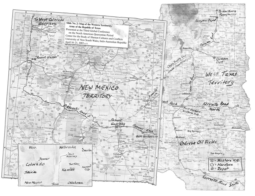 West Texas & New Mexico Map Thirty37Seven Flickr