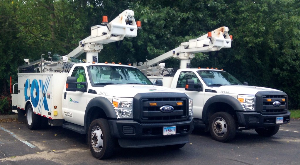 Cox Cable Bucket Truck Cox Cable Phone Communicat… Flickr
