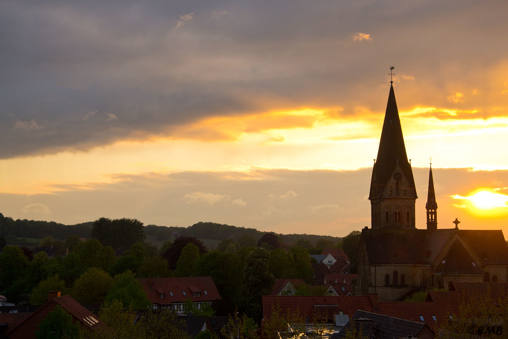 DSC_6619_2_cr Mettingen St. Agatha Kirche Sonnenunterg… Pixel