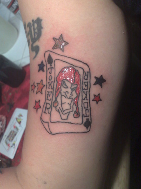 Attractive Glitter Joker Card Tattoo Design #487 | Tattoosad… | Flickr 640_x_480_jpg