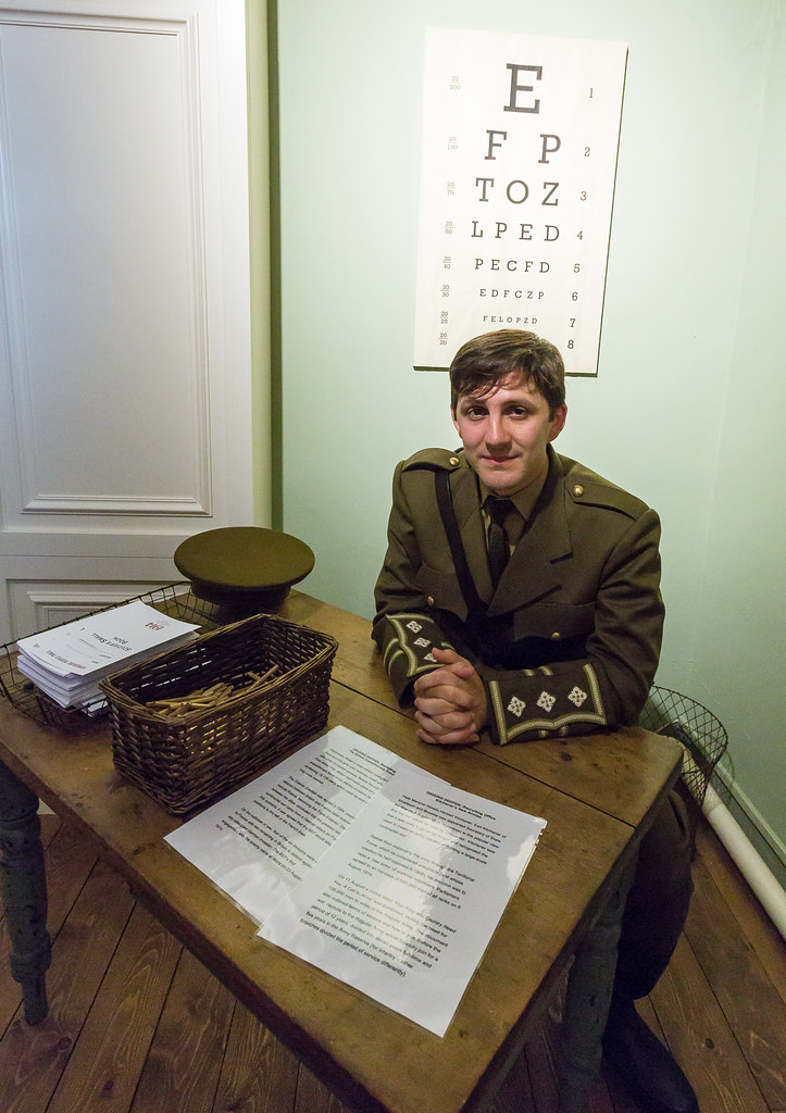York Castle Museum, WW1 exhibition 4 Recruiting reenacto… Flickr