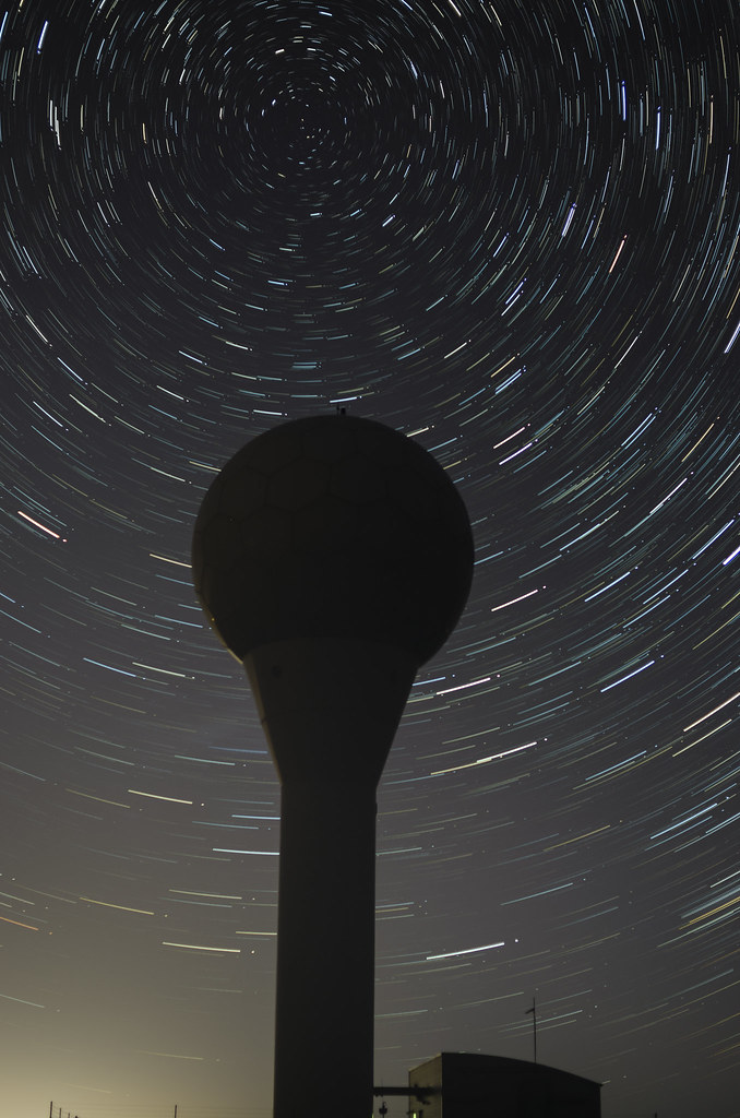 Star trails over Buckland Park Weather Radar Total exposur… Flickr