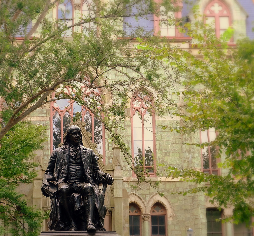 Benjamin Franklin in University of Pennsylvania Soham Banerjee Flickr