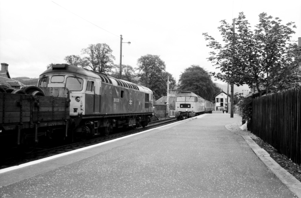 Blair Atholl Class 26 No 26028 stands at Blair Atholl with… Flickr