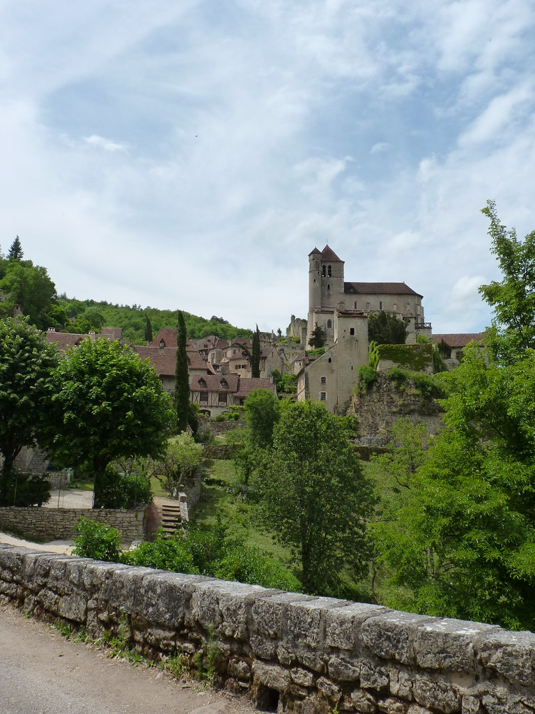 Saint Cirq Lapopie Lot Église gothique fortifiée Flickr