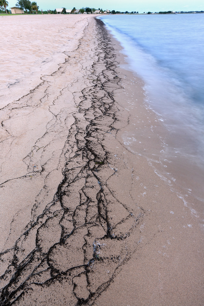 Beach, Vermillion Bay, Cypremort Point State Park, Iberia … Flickr