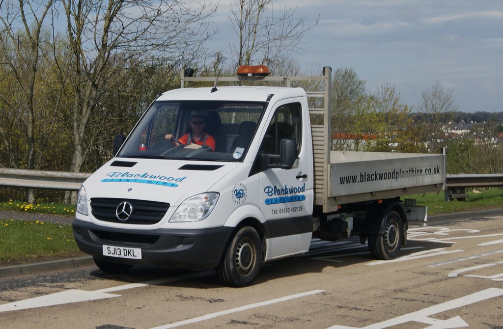 Blackwood Plant Hire Mercedes Van SJ13DKL at the Bellfield… Flickr