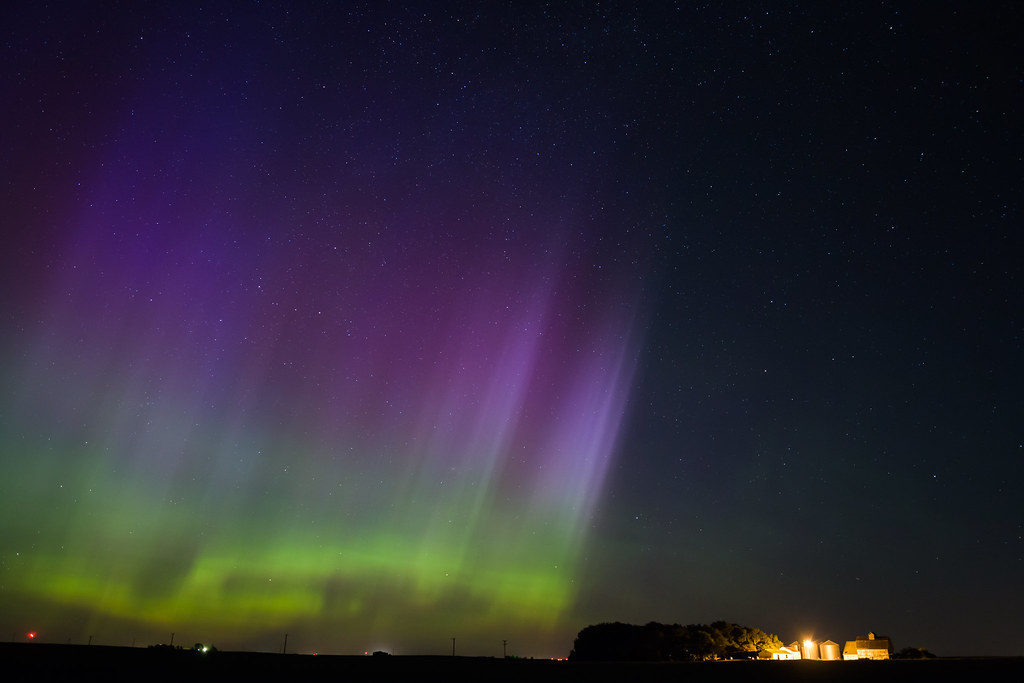 Northern Lights over Blairsburg, Iowa brian.abeling Flickr