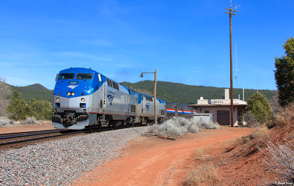 The Southwest Chief at Glorieta Amtrak 3, the westbound So… Flickr