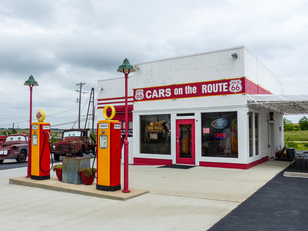 Cars On The Route Route 66 in Galena, Kansas. From www.kan… Flickr