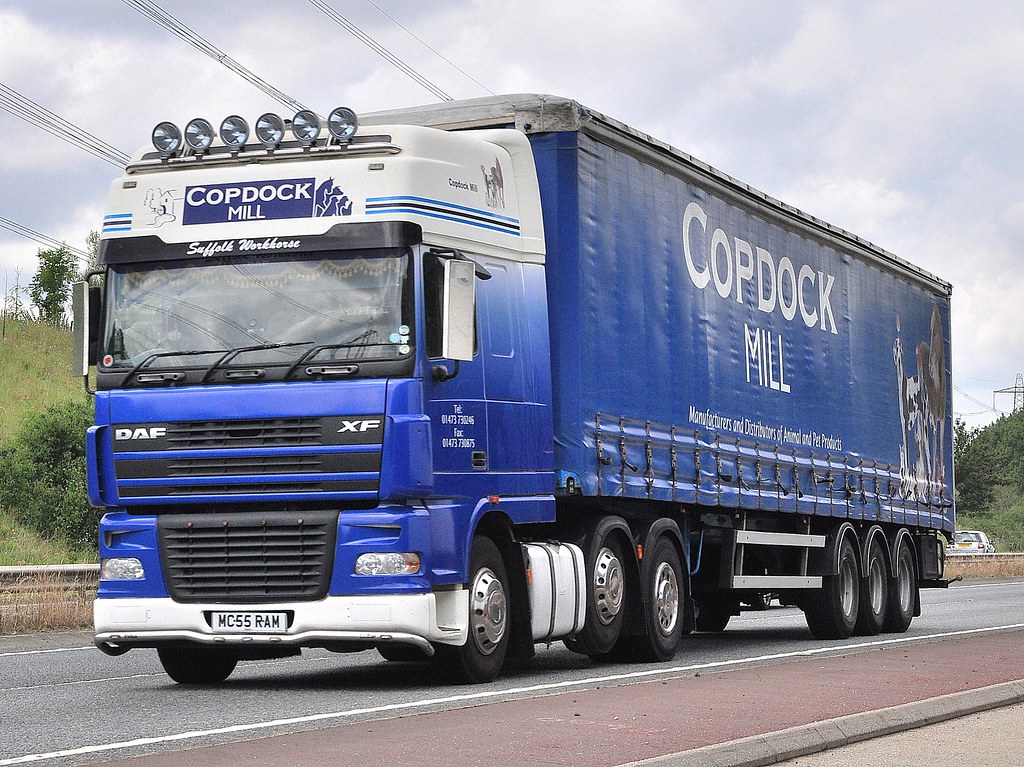 Copdock Mill DAF XF105 MC55 RAM A47 at Cringleford LONE RANGER