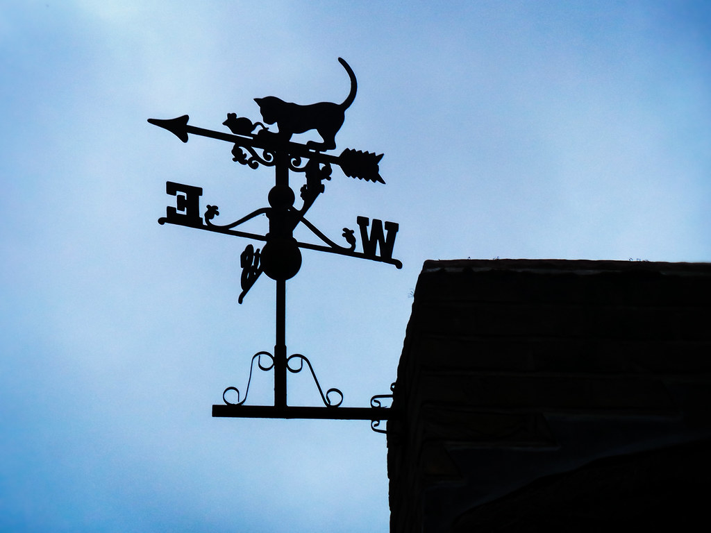 Cat Weather Vane Seen in Shanklin, Isle of Wight. Garry Knight Flickr