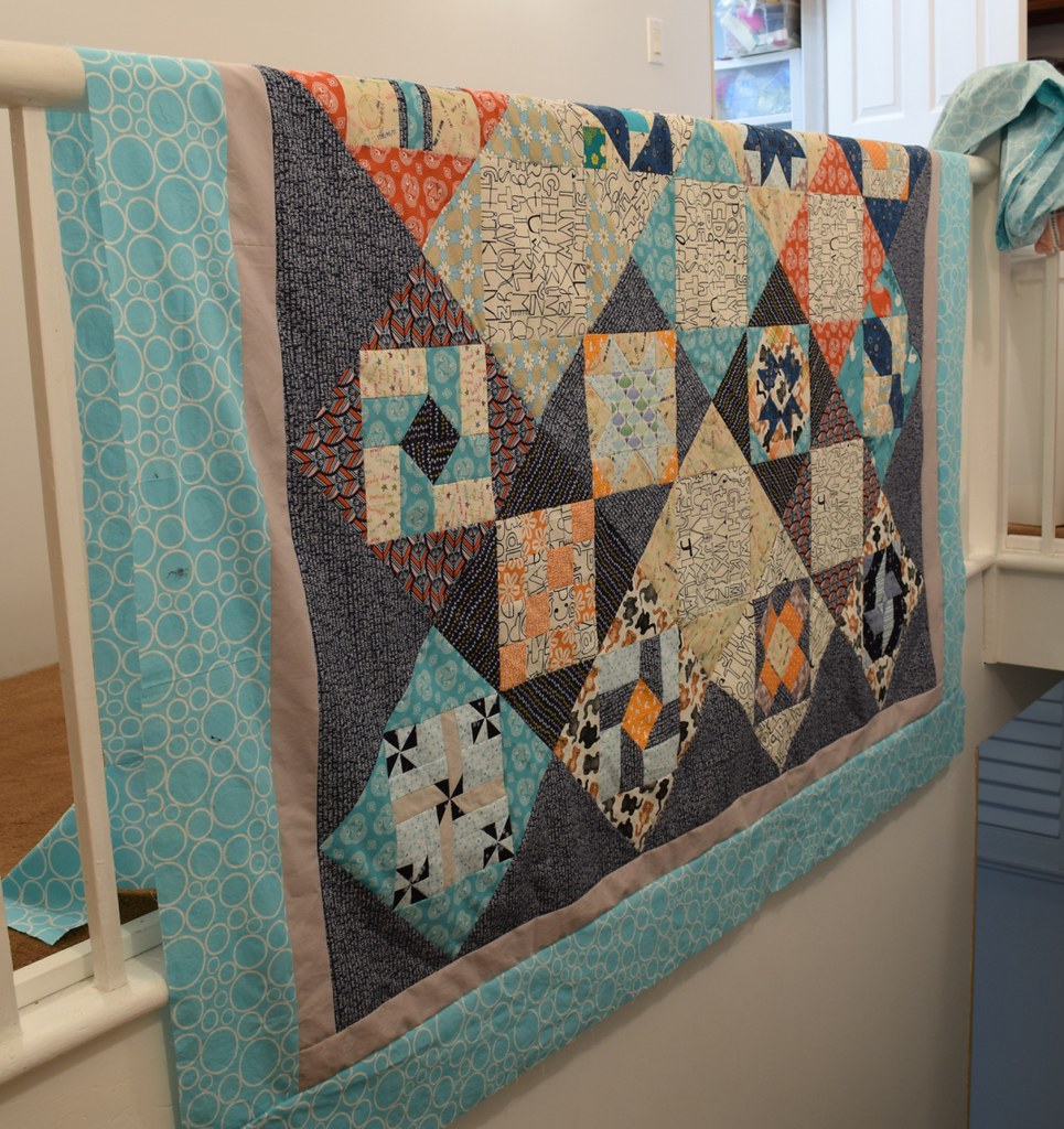 finished top banister Millstone quilt flimsy. ALYOF goal f… Flickr