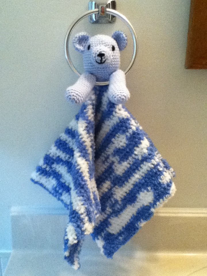 Teddy Bear Security Blanket Made by Shimmeree Creations! w… Flickr