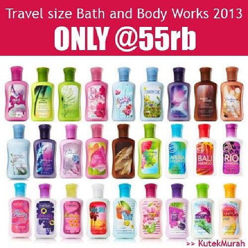 Bath Body Works travel size 88ml lotion cuma 55rb an lho.… Flickr