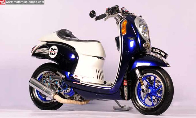 Scoopy Modif / 2021 Modifikasi Motor Scoopy Karbu Fi Babylook Thailook