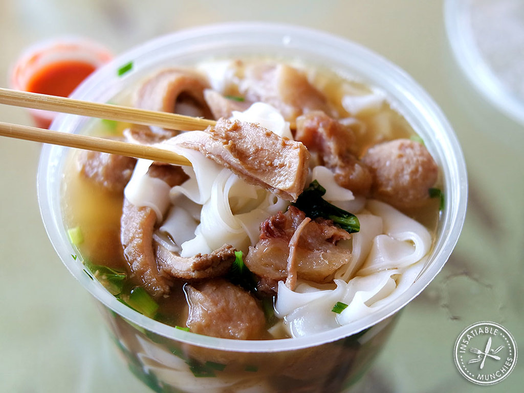 Beef Noodle Soup Rice noodles sit in a rich, spiced beef b… Flickr