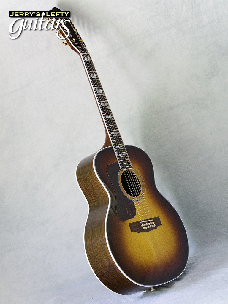 2013 Guild F512 Sunburst 12 string left handed guitar. Flickr