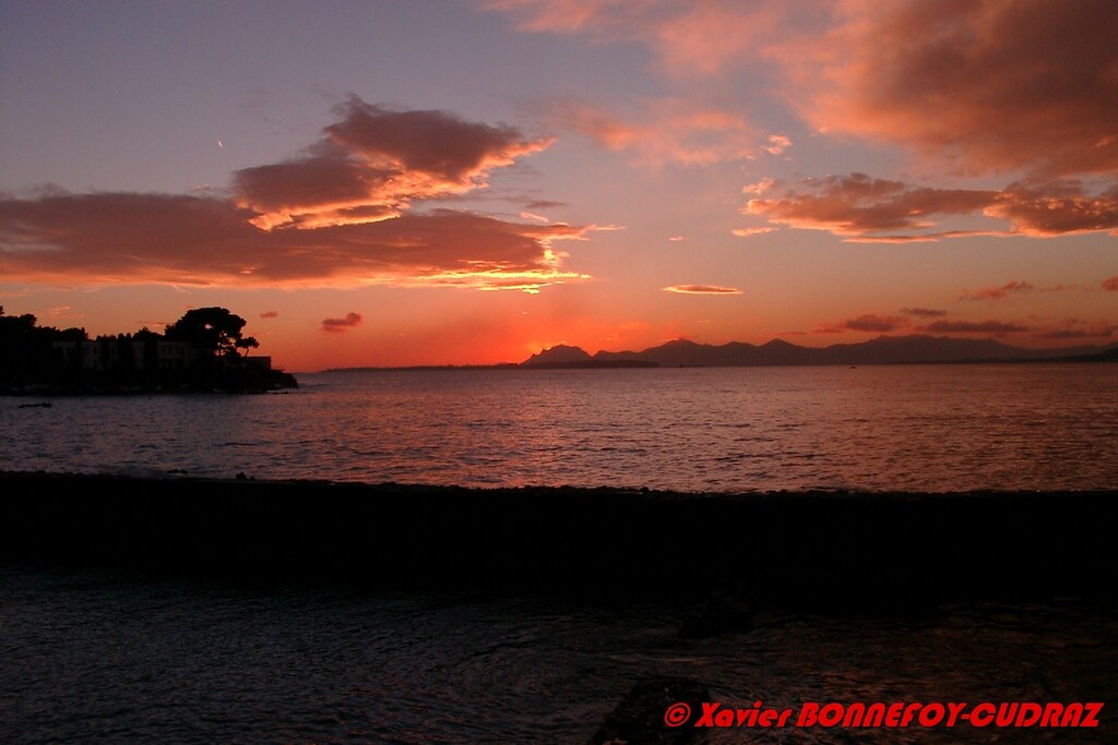 Cap d'Antibes Coucher de Soleil Xavier BonnefoyCudraz