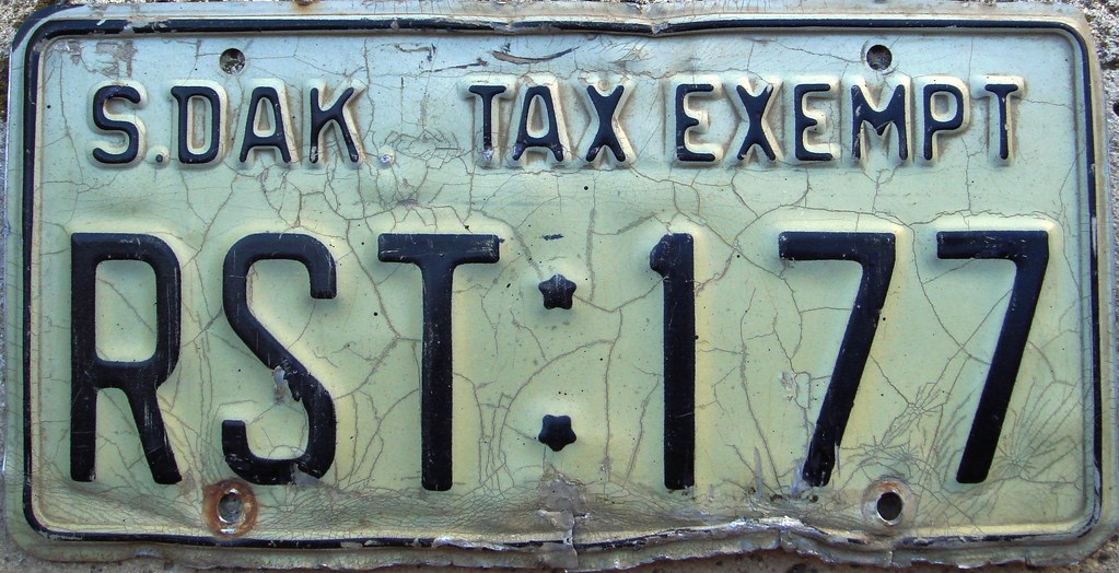 Rosebud Sioux Tribe Government License Plate South Dakota.… Flickr
