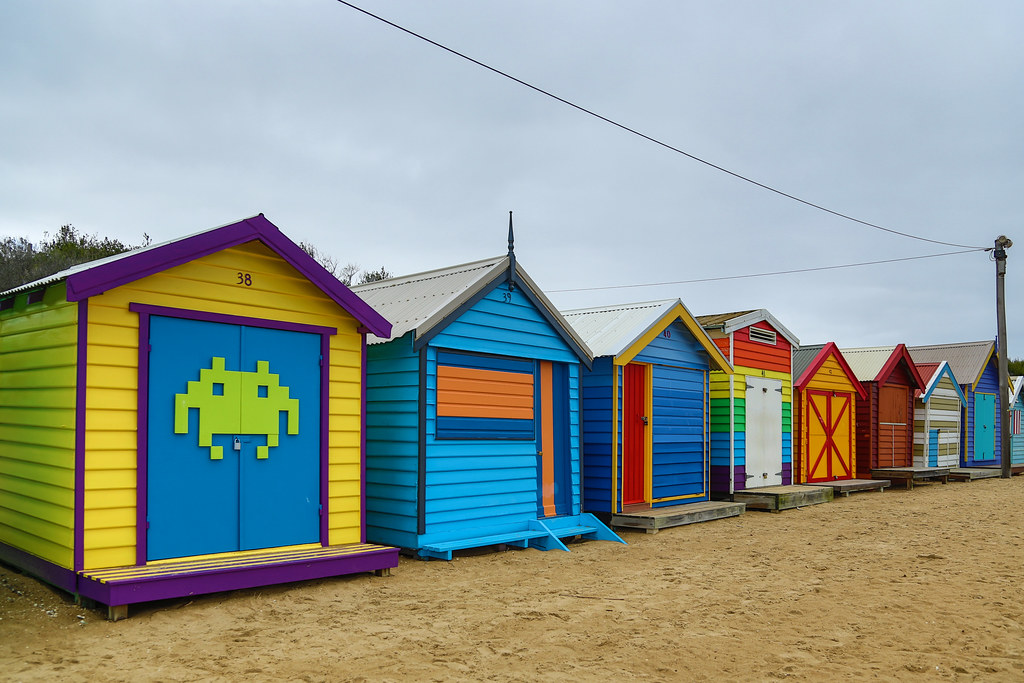 St. Kilda beach houses rmarvin4095 Flickr