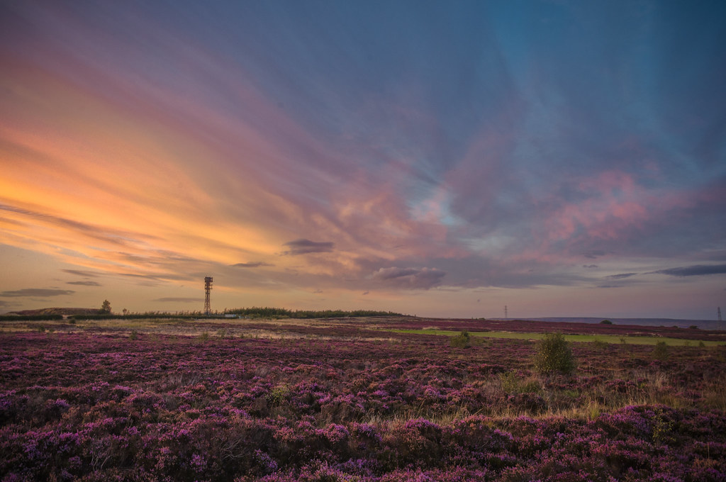 Sunset in Harden Harden Moor, Harden, West Yorkshire, UK Mariusz